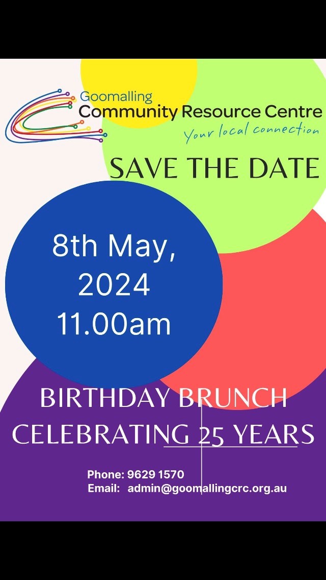 Save the Date Birthday Brunch 25 Years