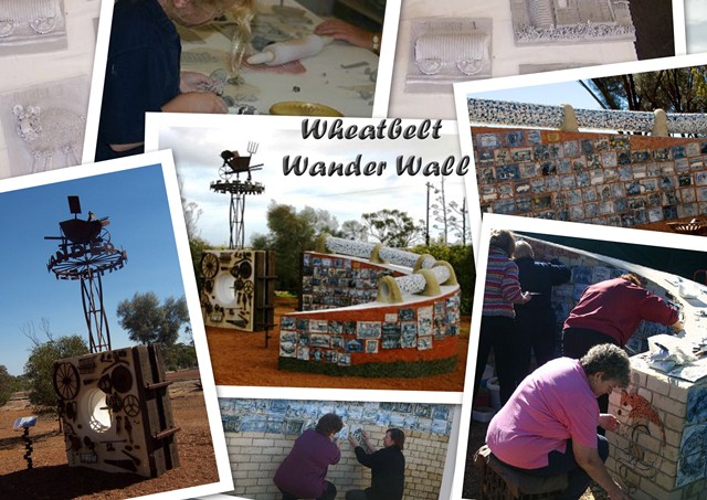 Wheatbelt Wander Wall - a community art project in Goomalling WA