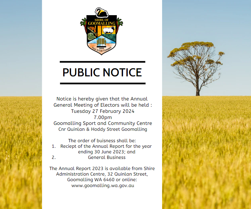 Notice of Annual Electors Meeting