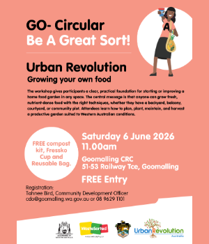 GO-Circular Be A Great Sort - Urban Revolution - Growing your own food