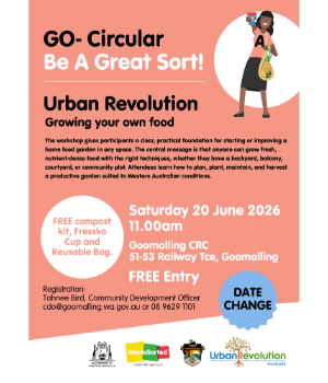 GO-Circular Be A Great Sort - Urban Revolution - Growing your own food