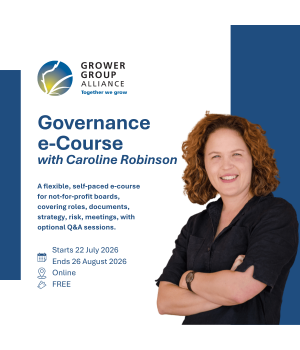Grower Group Alliance - Register for the upcoming Governance e-Course
