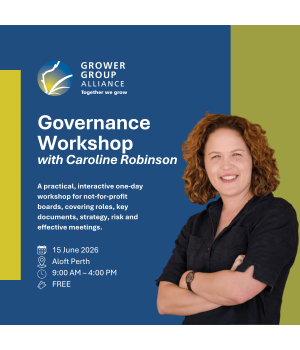 Grower Group Alliance - Register for the upcoming Governance Training