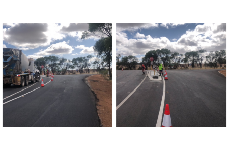 Konnongorring West T Junction Black Spot Project Nearing Completion