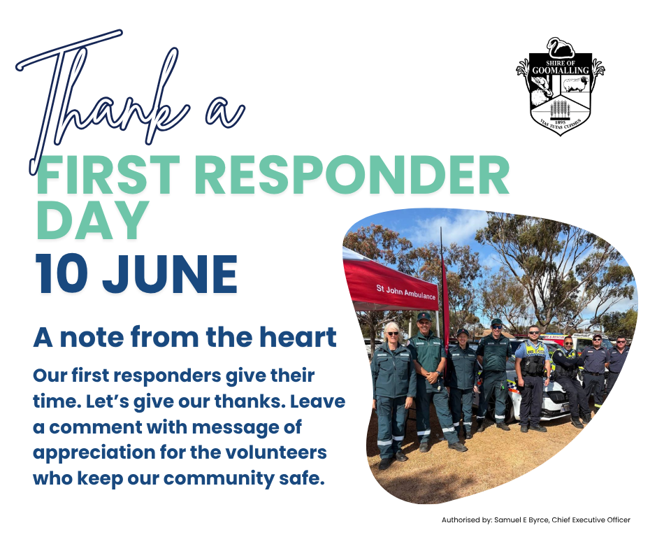 Thank a First Responder Day - 10 June