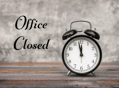 Office will be closed
